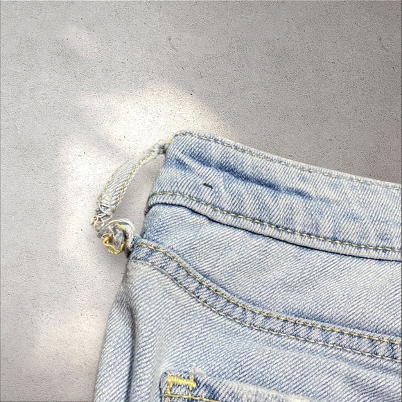 Abercrombie & Fitch Low Rise Micro Denim Shorts - Picture 5 of 6